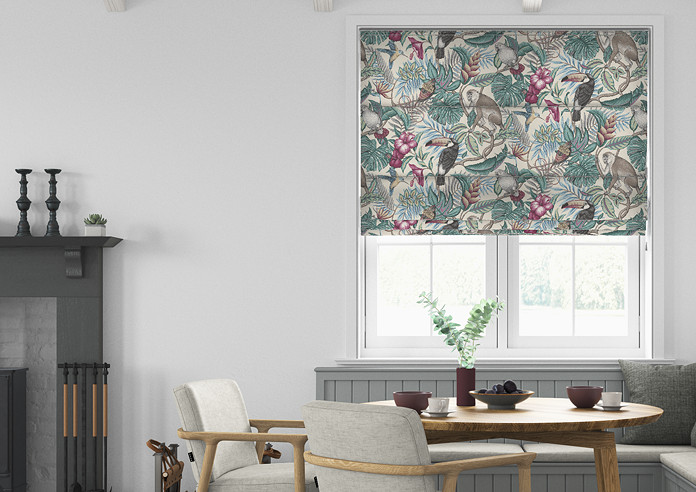 Rain Forest, Cassis - Roman Blind - Image 3